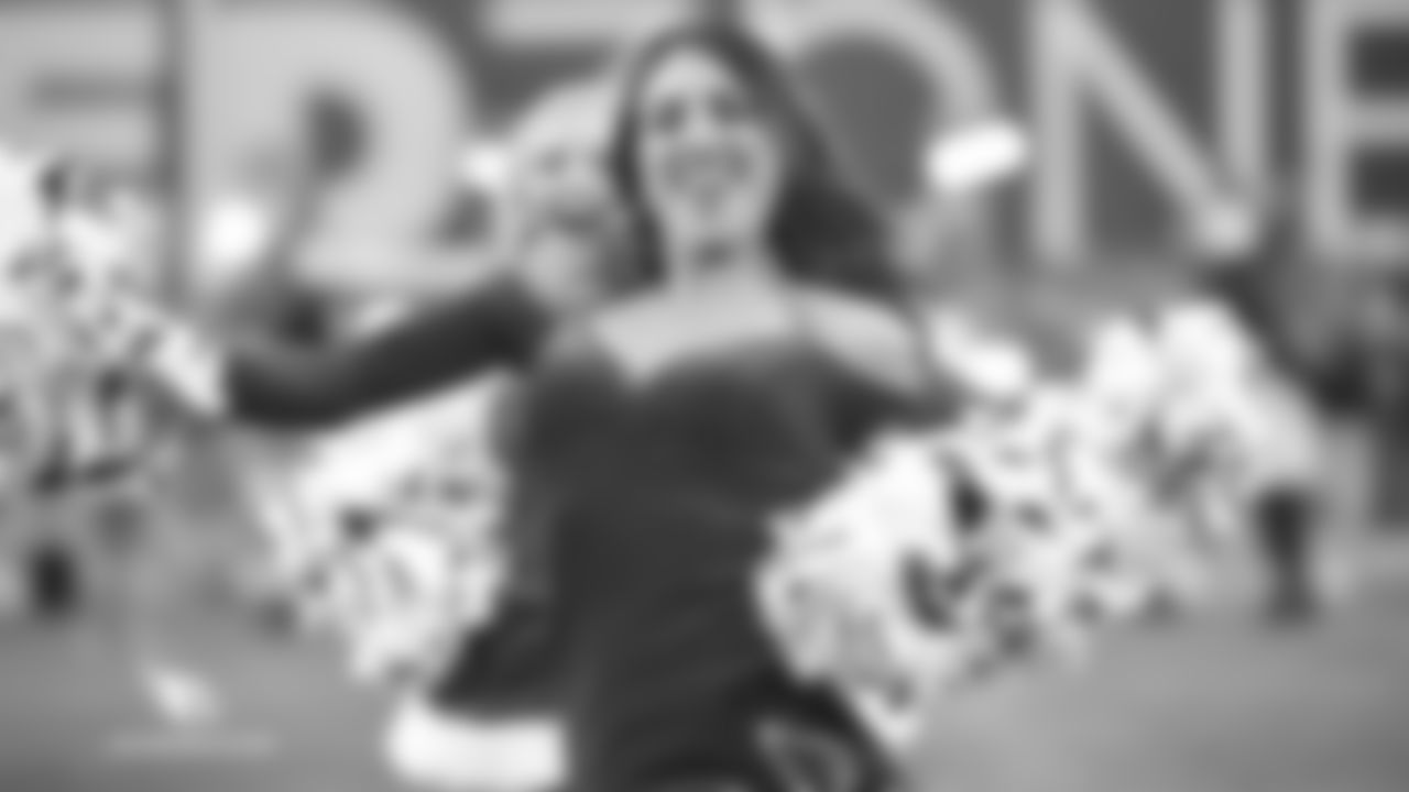 Images of Cardinals cheerleader Angelica from the 2018 season