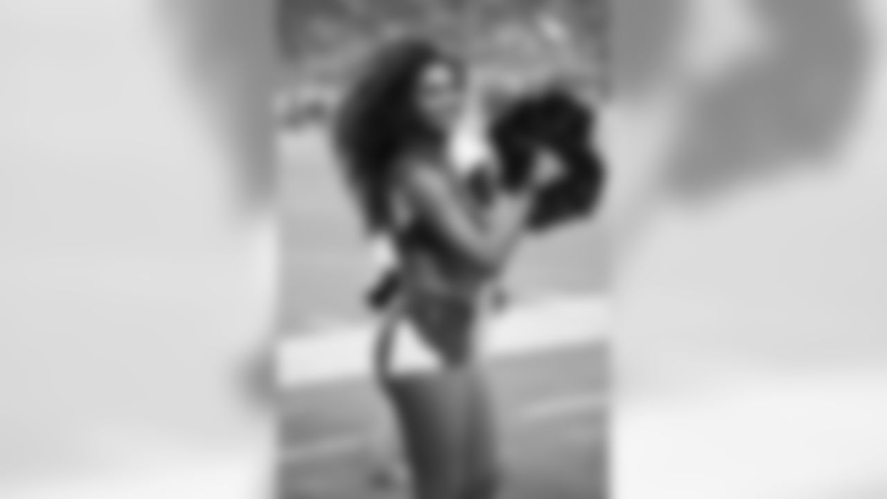 Images of Cardinals cheerleader Kaylin during the 2018 season
