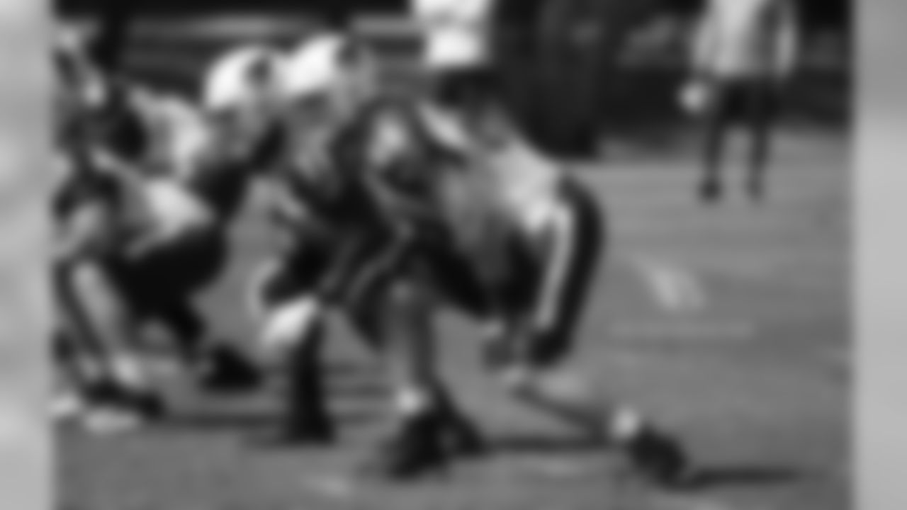 T Will Holden during the third OTA