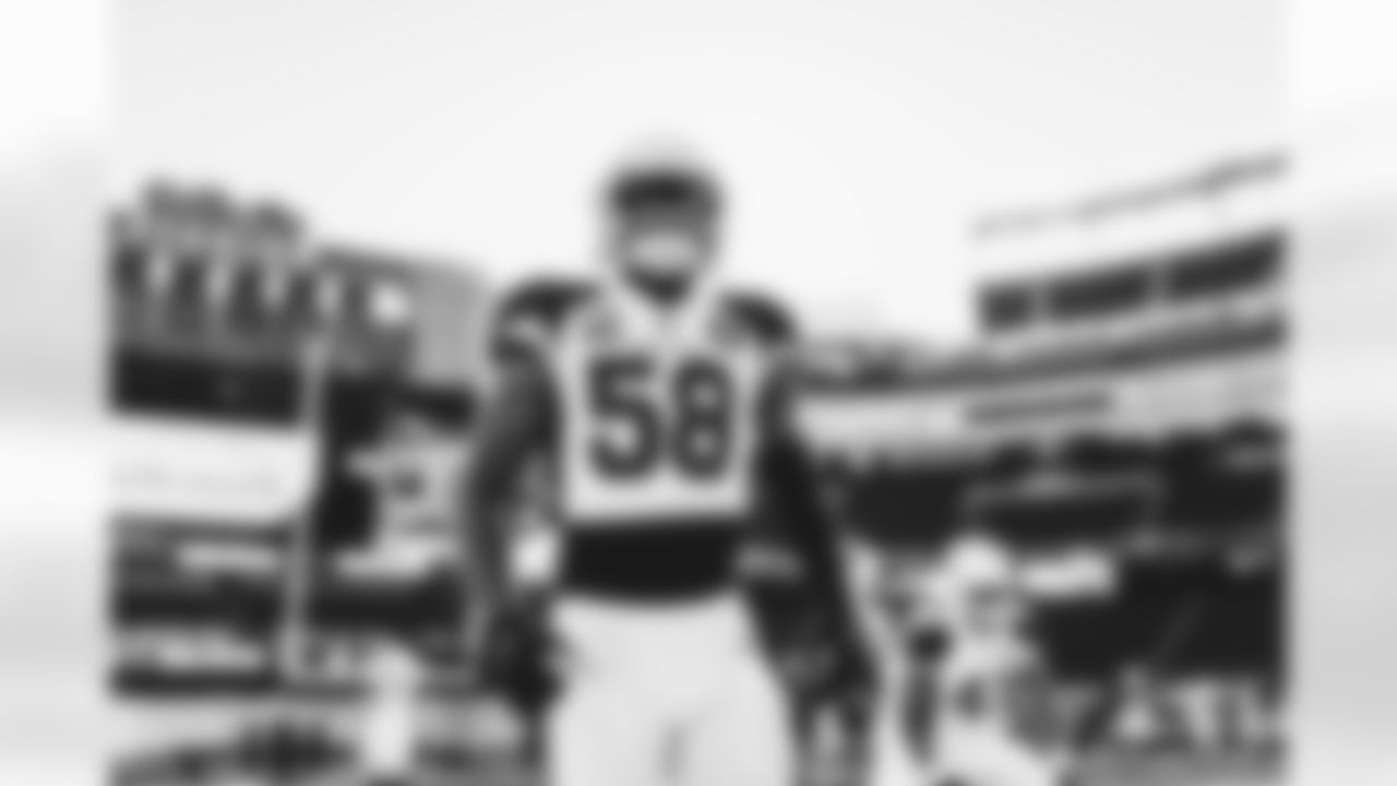 Images of Cardinals linebacker Jordan Hicks during the 2020 season.