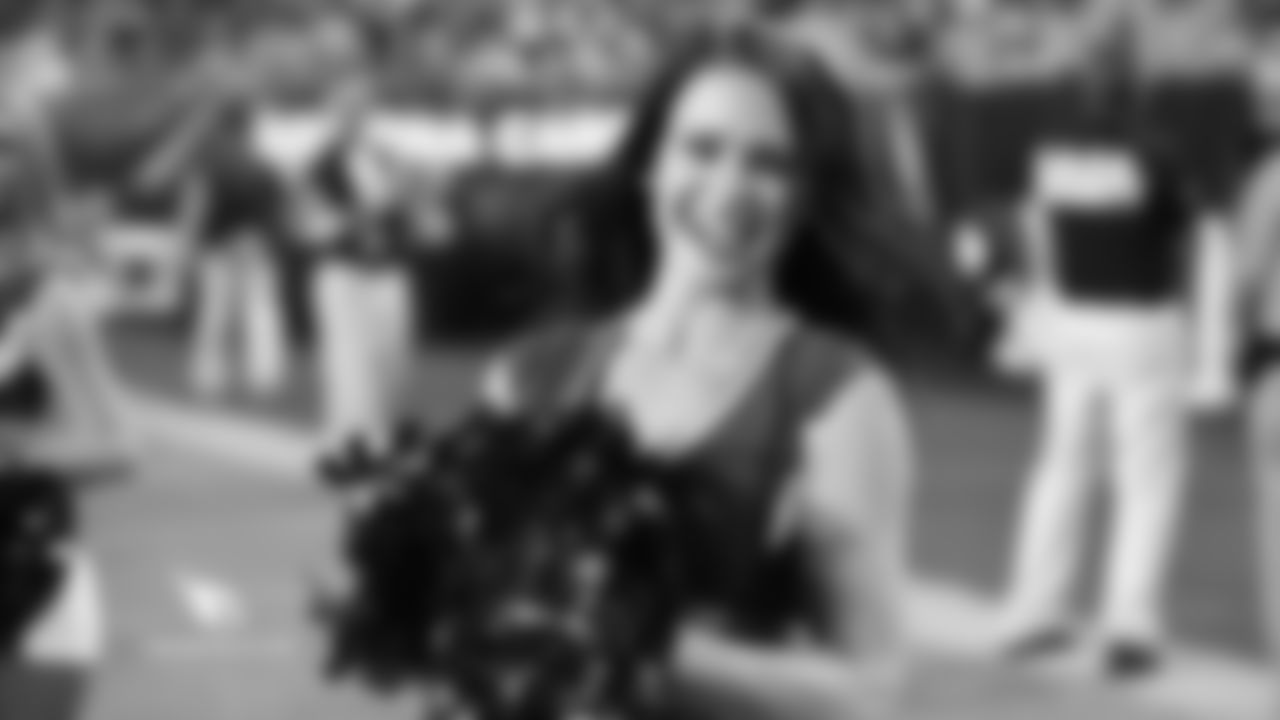 Images of Cardinals cheerleader Shae from the 2018 season