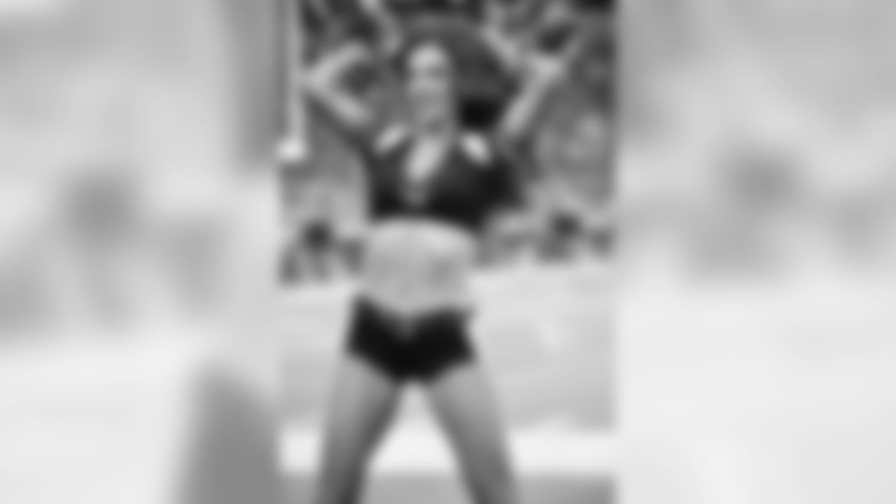 Images of Cardinals cheerleader Brynn during the 2019 season.