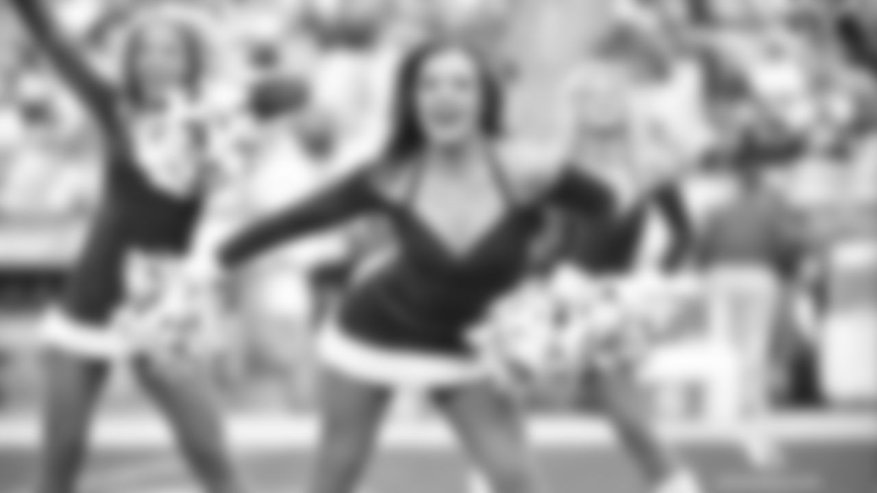 Images of Cardinals cheerleader Brittni during the 2018 season
