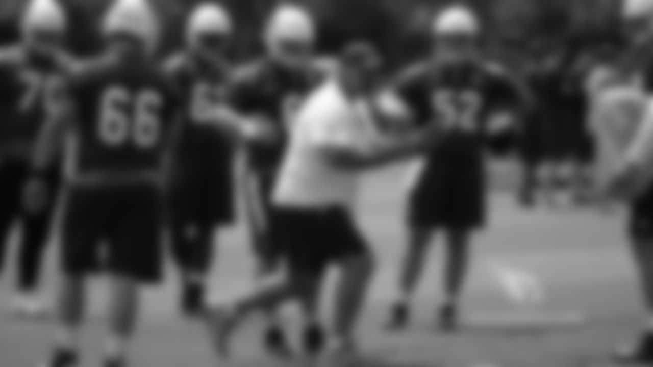 Offensive line coach Sean Kugler