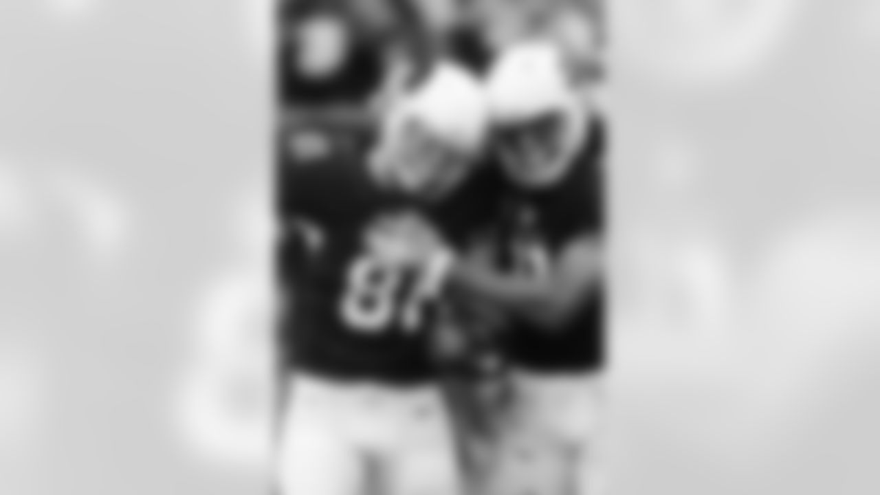 TE Jim Dray and WR Larry Fitzgerald