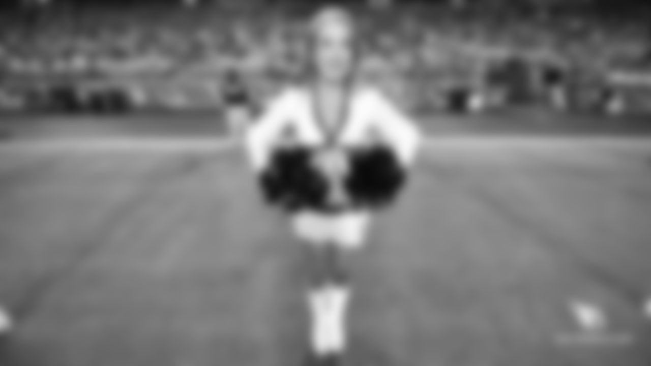 Images of Cardinals cheerleader Jacqueline during the 2018 season