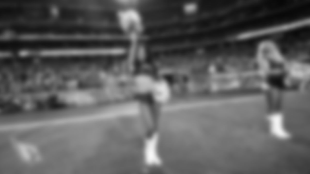Images of Cardinals cheerleader Angelica during the 2019 season