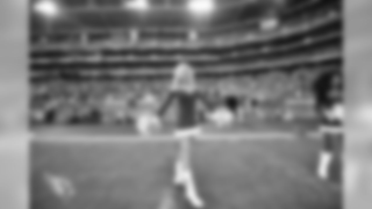 Images of Cardinals cheerleader Coley during the 2019 season