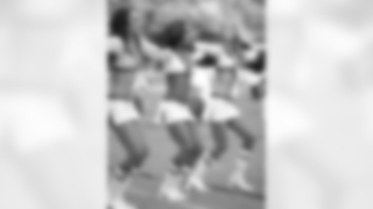 Cheerleaders at the Lions game