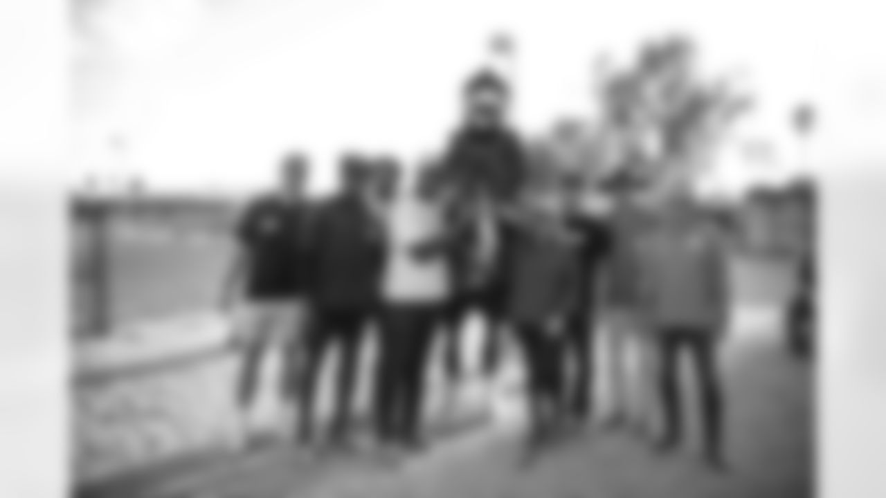 The Arizona Cardinals visit Hunkapi Farms to work with therapy horses and families with ALS on Saturday, May 13, 2023 in Scottsdale, AZ.