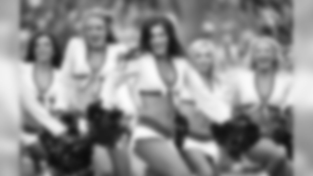 Images of Cardinals cheerleader Vanessa during the 2019 season