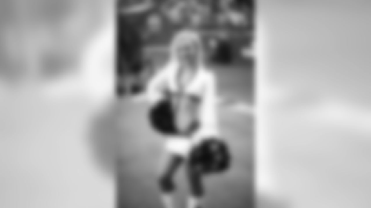 Images of Cardinals cheerleader Brenan during the 2019 season