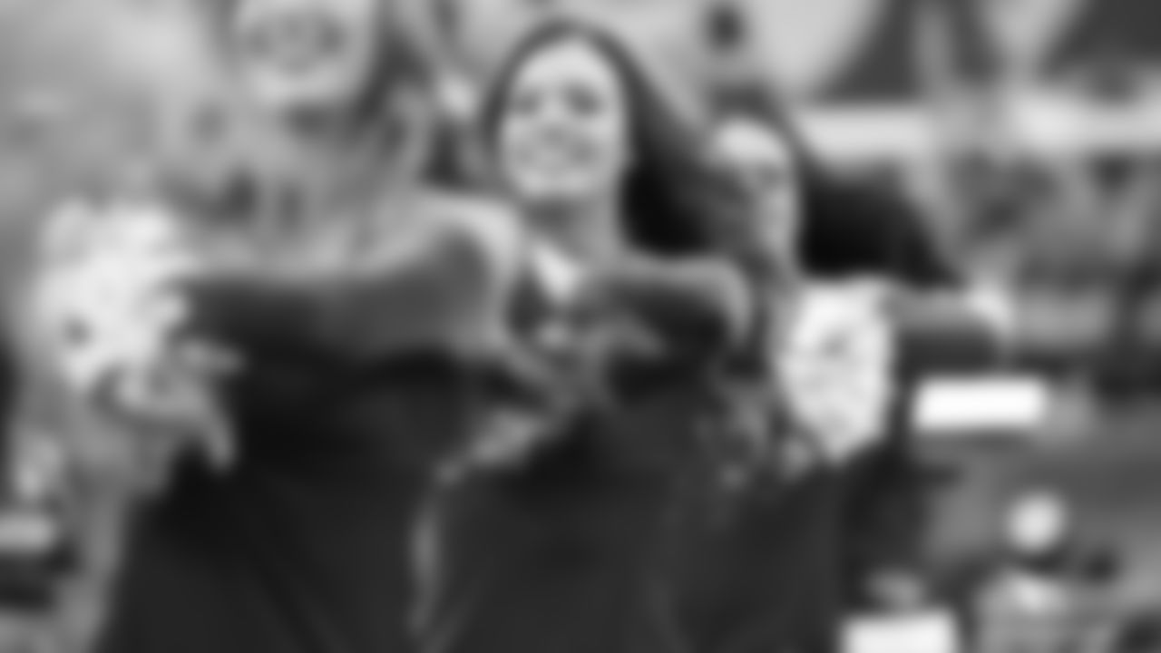 Images of Cardinals cheerleader Brittni during the 2018 season