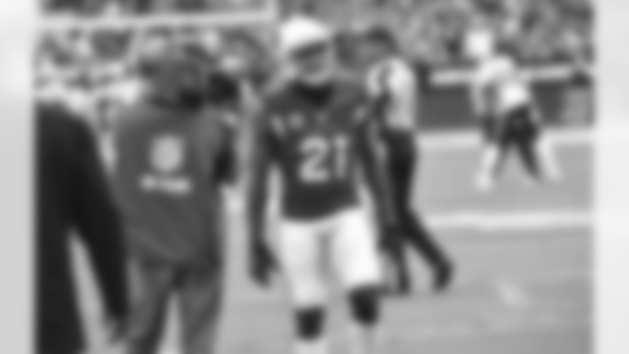 CB Patrick Peterson before the Patriots game