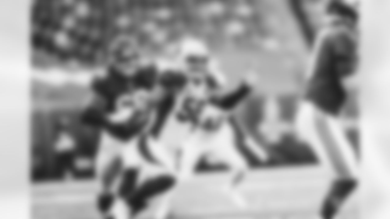 Images of Cardinals linebacker Jordan Hicks during the 2020 season.
