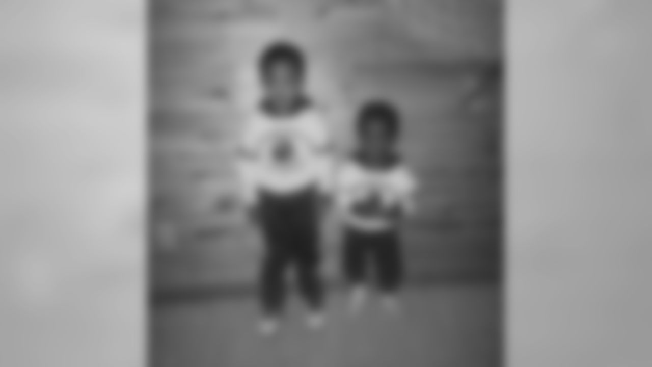 With little brother Marcus once upon a time