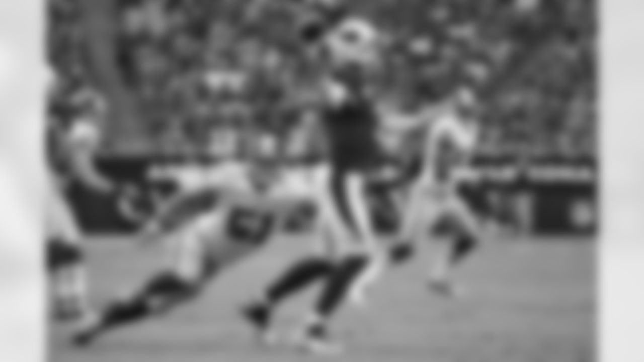QB Carson Palmer prepares to throw a pass