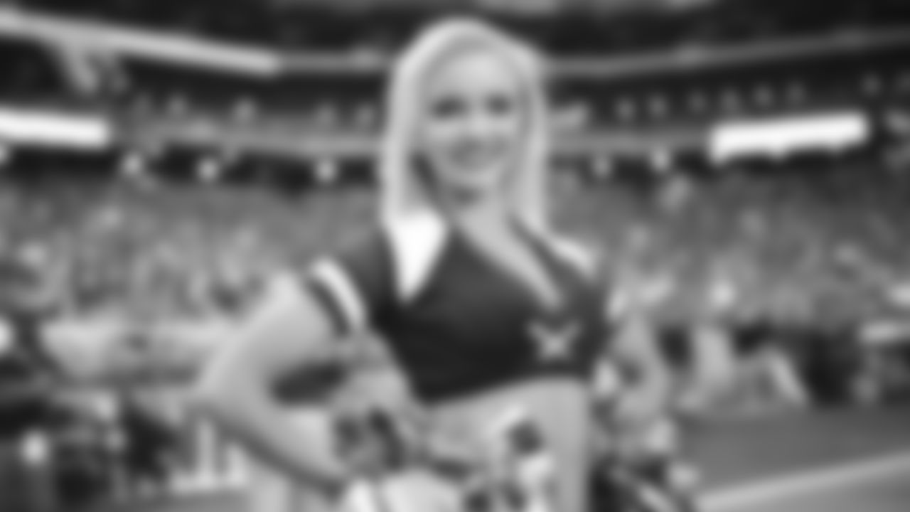 Images of Cardinals cheerleader Brenan during the 2019 season