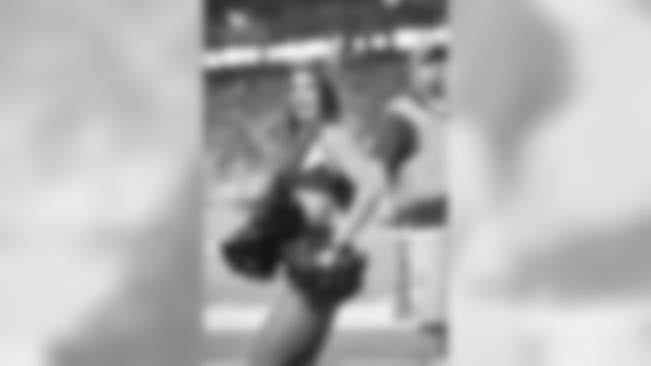 Images of Cardinals cheerleader Nikki S. during the 2018 season