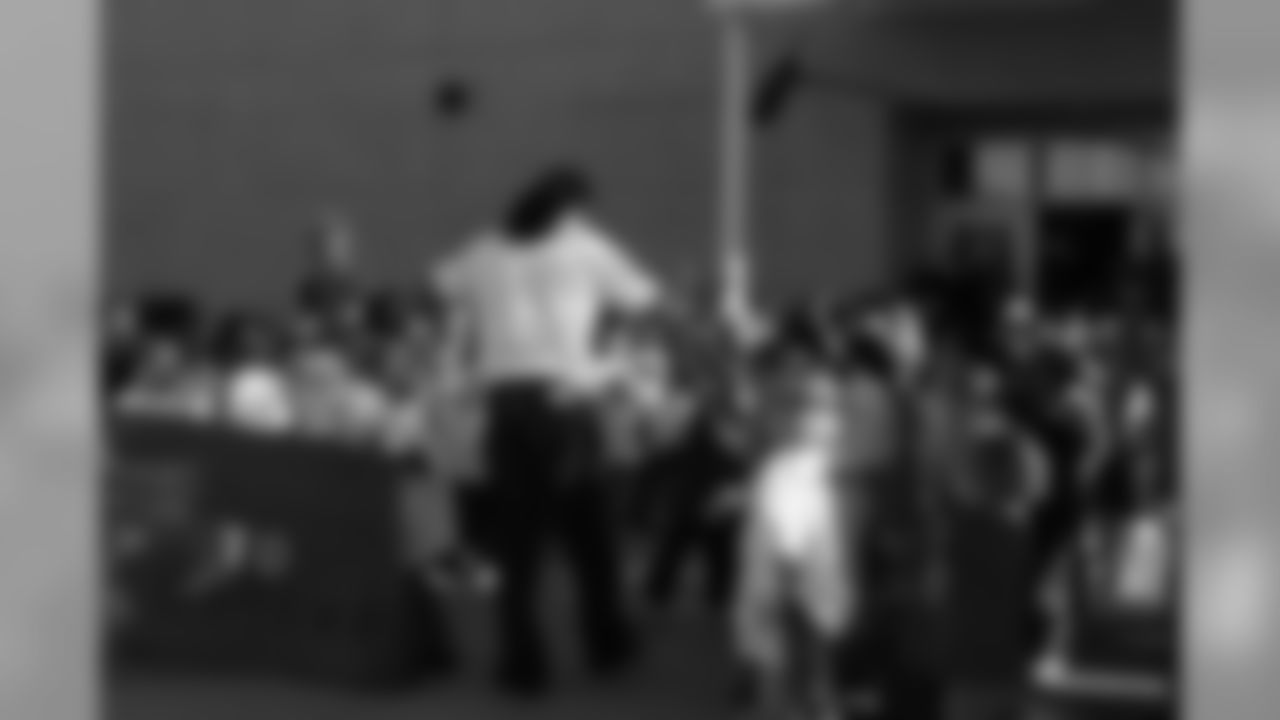 Jacob and Larry greet his classmates