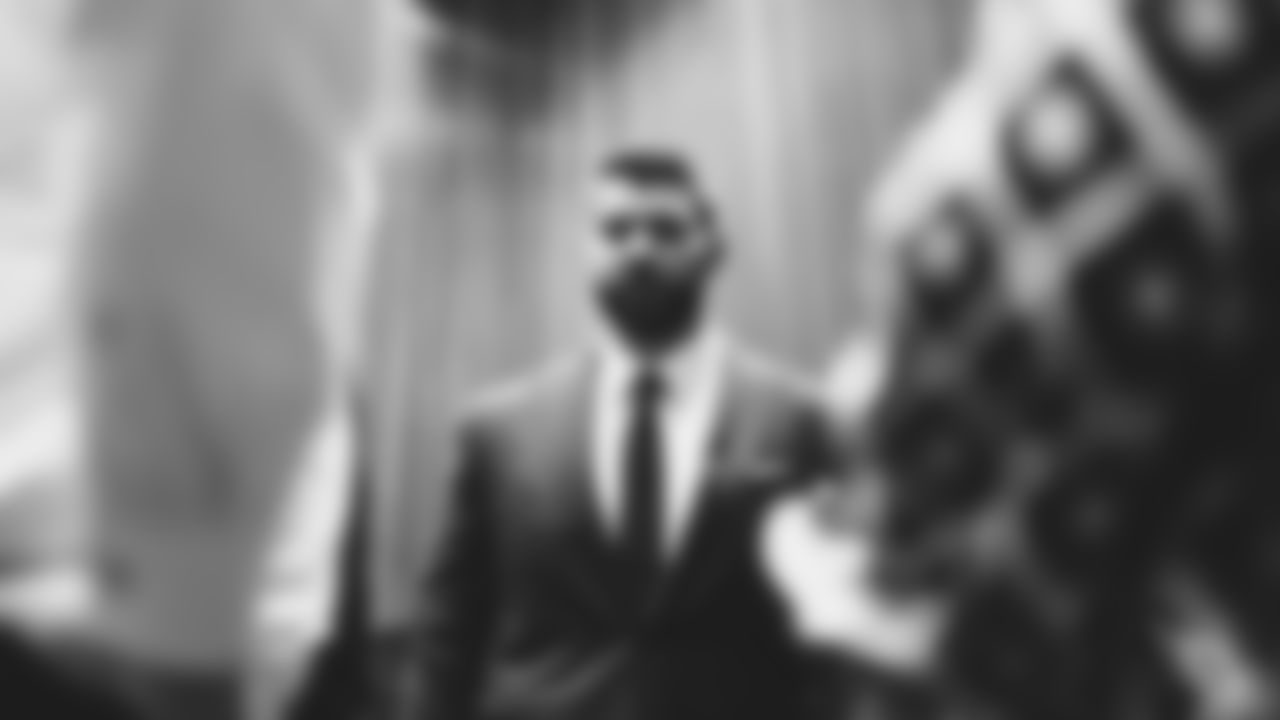 G Justin Pugh at the the State Capitol.