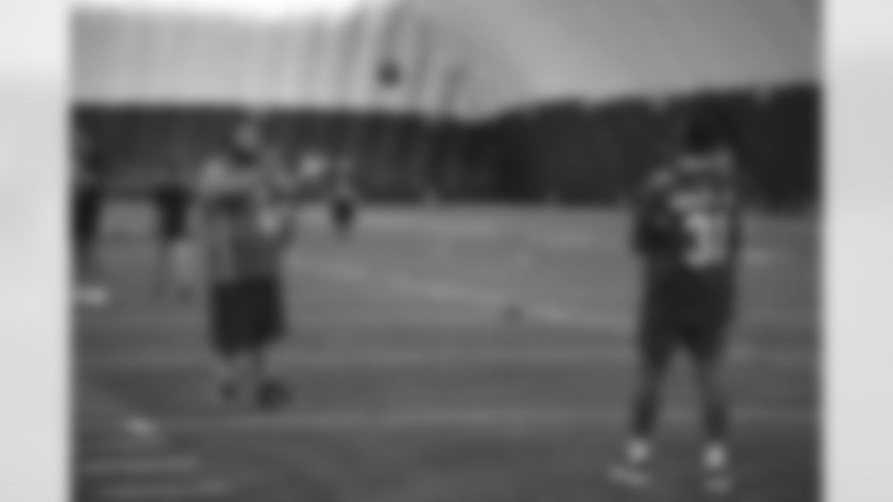 The Arizona Cardinals teamed up Mikey's League to host an Adaptive Football Camp on Saturday, June 18, 2022 in the Cardinals practice bubble in Tempe, AZ.