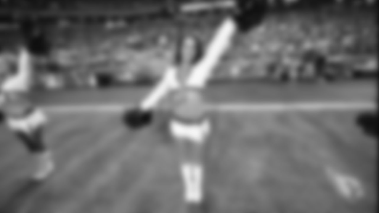 Images of the Cardinals cheerleaders during Thursday's preseason opener