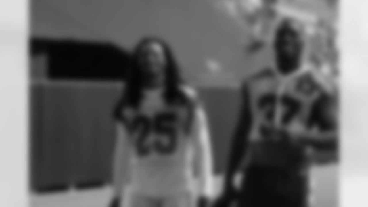 S Marqui Christian (left) and S Durell Eskridge