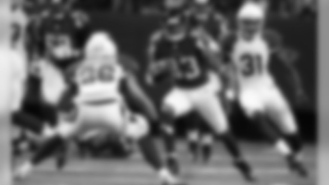 S Rashad Johnson zeroes in on Falcons WR Harry Douglas