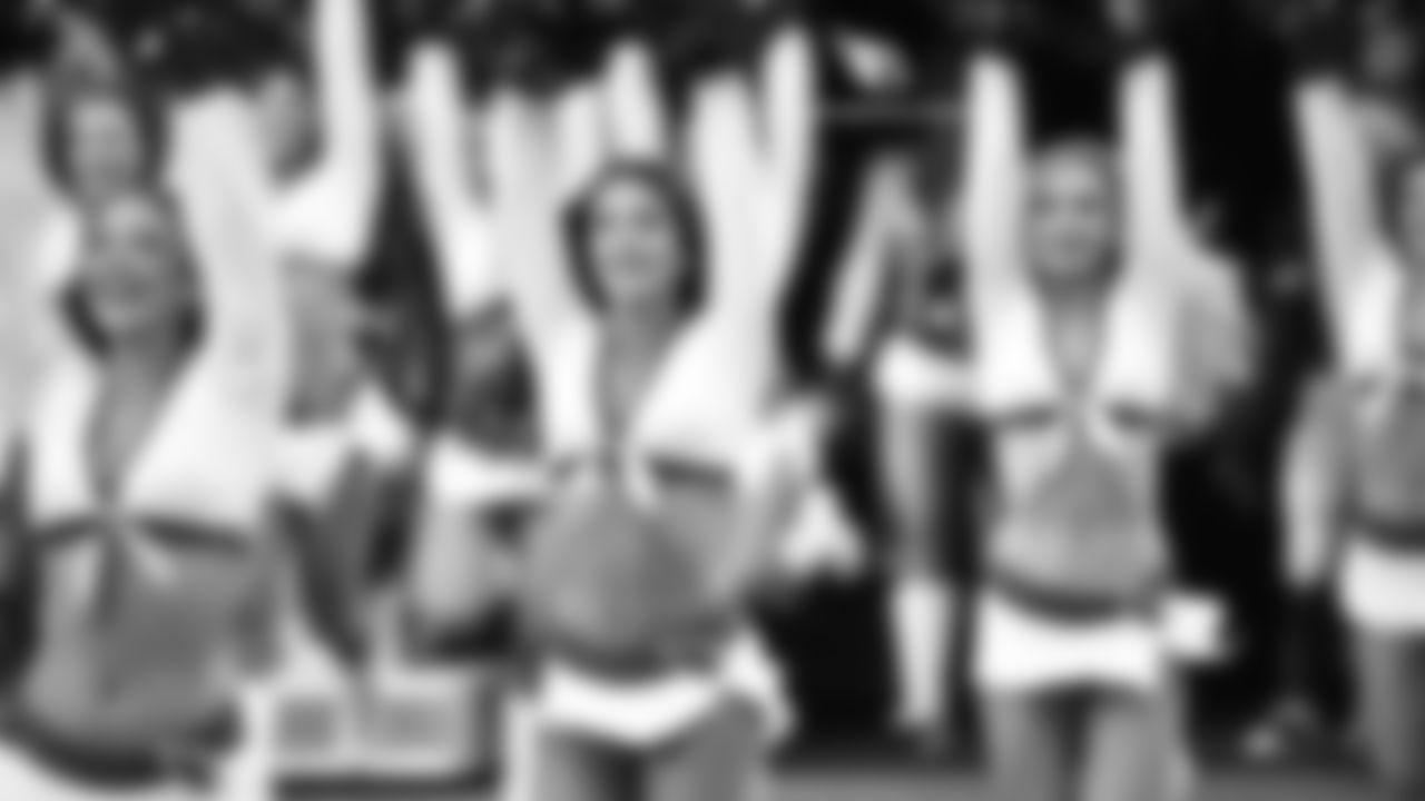 Images of Cardinals cheerleader Kelsie during the 2018 season