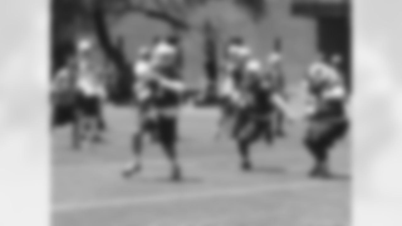 QB Carson Palmer rolls right