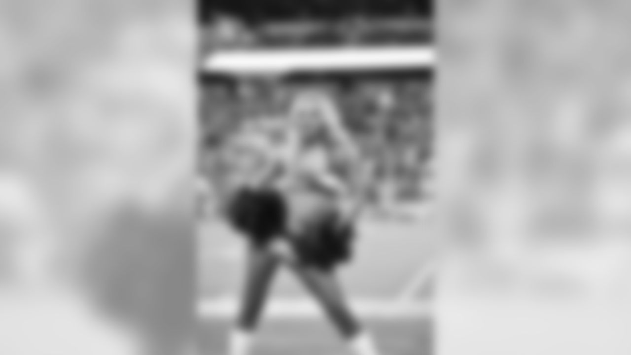 Images of Cardinals cheerleader Shelby during the 2019 season