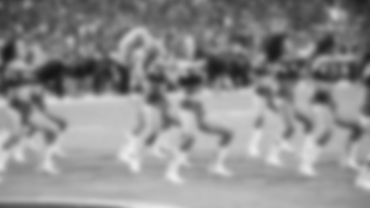 Images of Cardinals cheerleader Jacqueline during the 2018 season