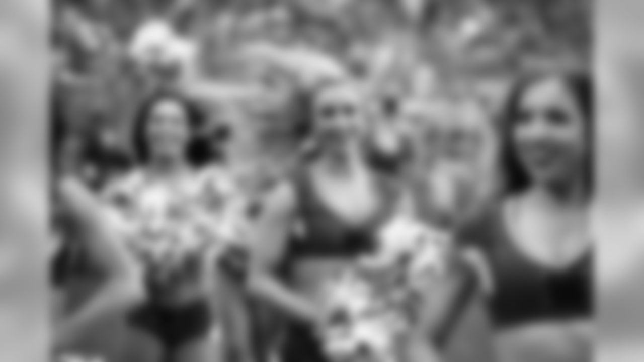 Images of Cardinals cheerleader Savannah during the 2019 season