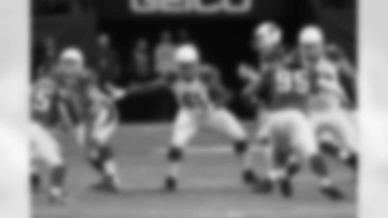 Gaurd Jonathan Cooper sees extended action against the Falcons