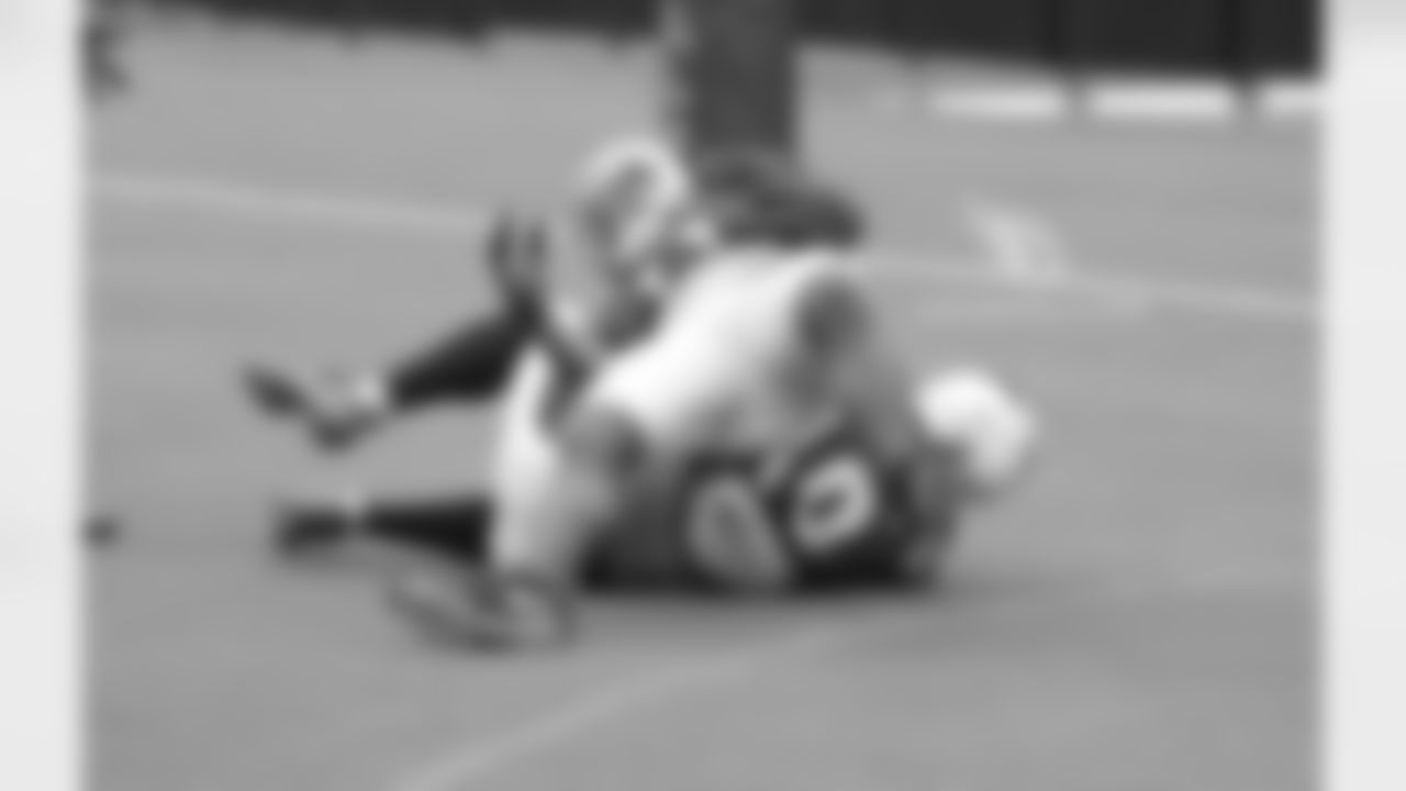 Day 13: WR Larry Fitzgerald gets tackled