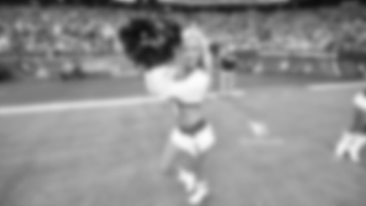 Images of Cardinals cheerleader Coley from the 2018 season