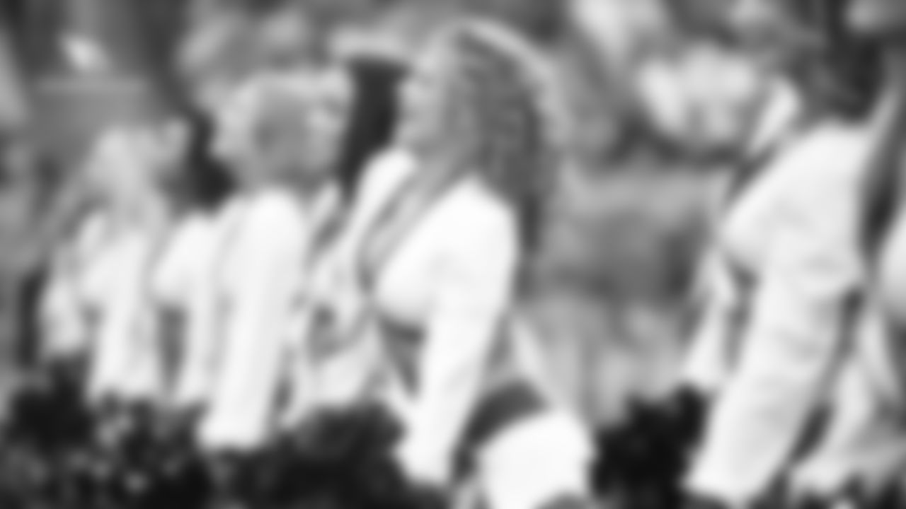 Images of Cardinals cheerleader Alexis from the 2018 season