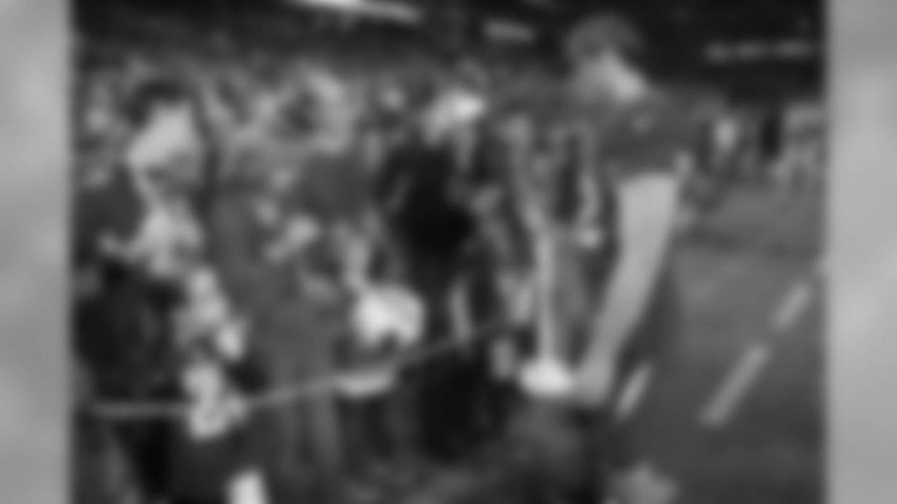 Meeting with fans before a game