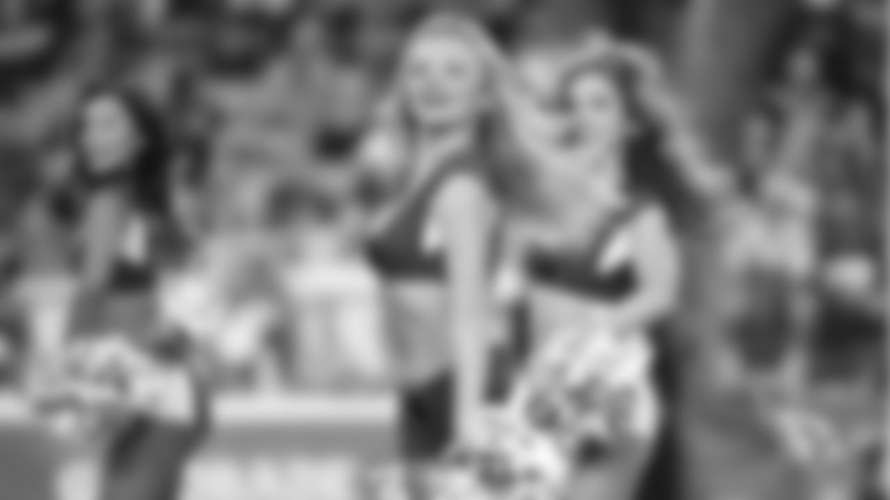 Images of Cardinals cheerleader Danielle from the 2019 season