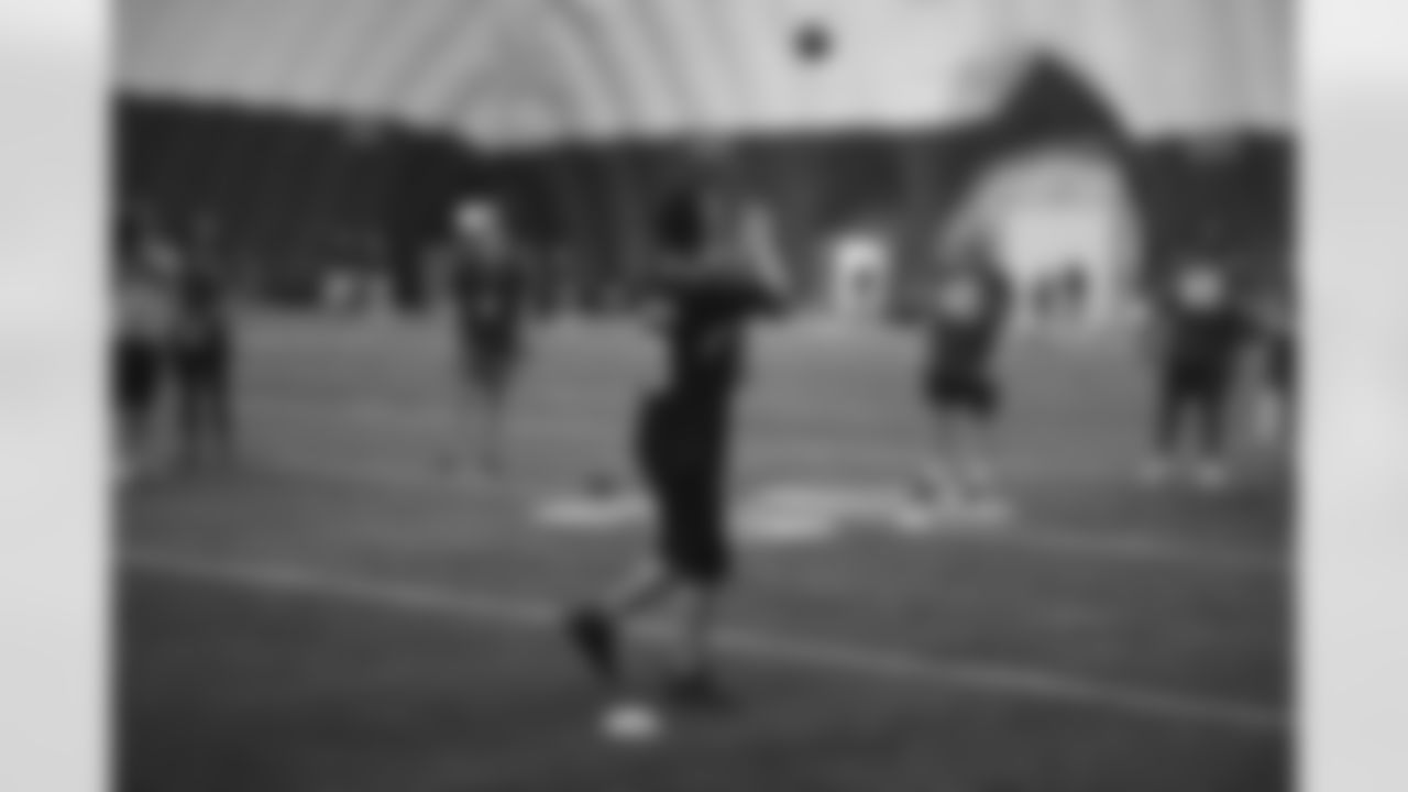 The Arizona Cardinals teamed up Mikey's League to host an Adaptive Football Camp on Saturday, June 18, 2022 in the Cardinals practice bubble in Tempe, AZ.
