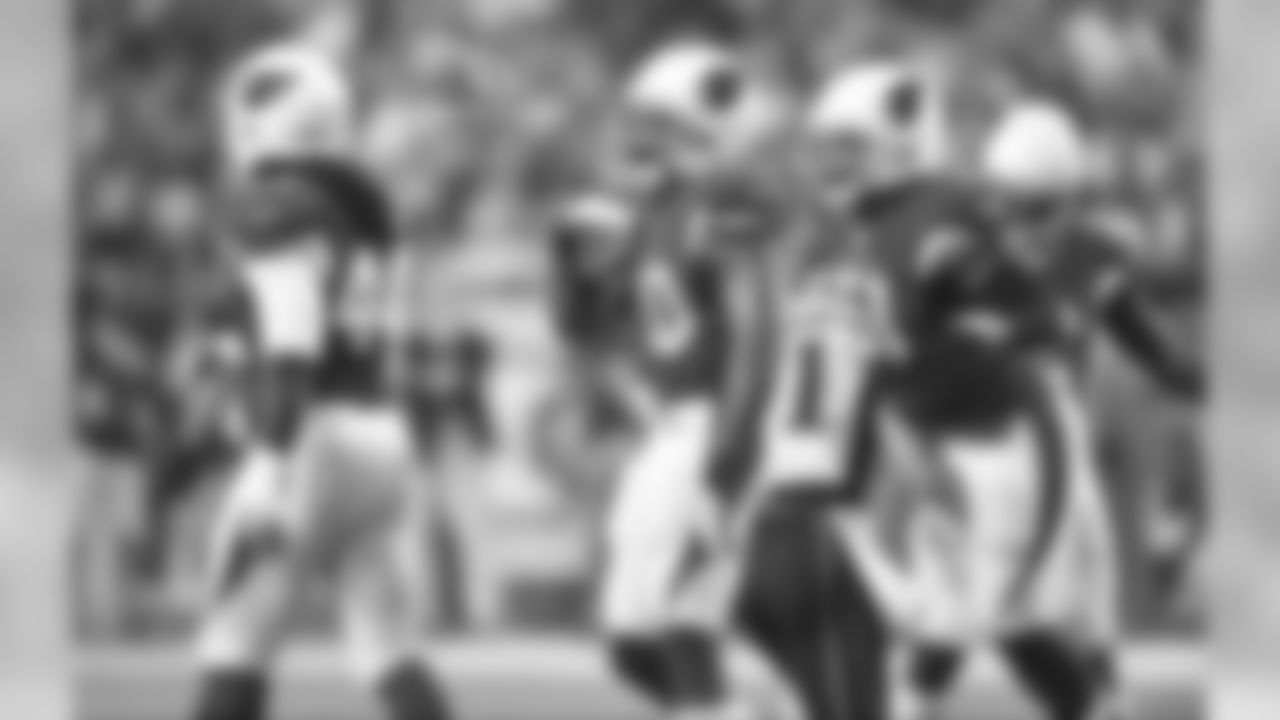 Money LB Deone Bucannon celebrates a stop against New England