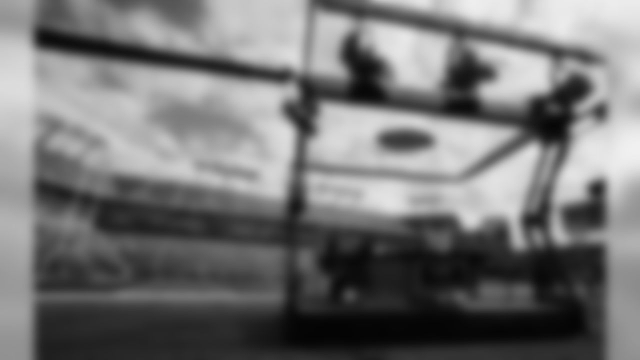 The full NFL Network set in the corner