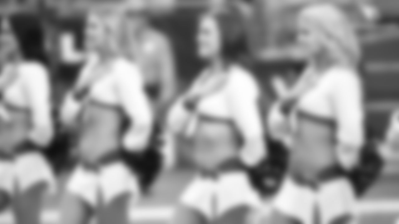 Images of Cardinals cheerleader Brittni during the 2018 season