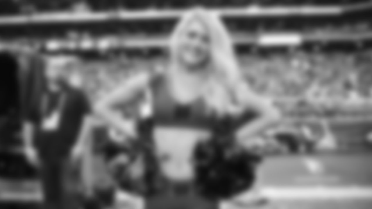Images of Cardinals cheerleader Shasta from the 2018 season