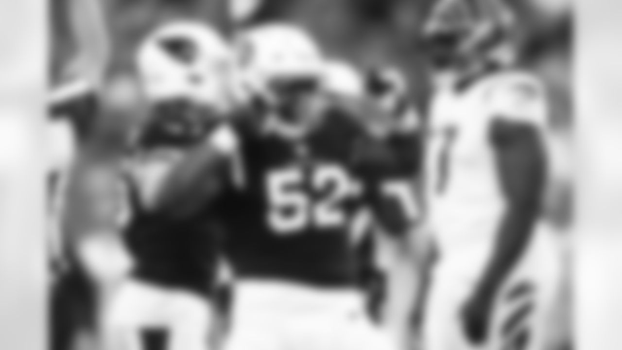 Arizona Cardinals linebacker Victor Dimukeje (52) during the 2022 preseason game between the Arizona Cardinals and the Cincinnati Bengals on Friday, Aug. 12, 2022 in Cincinnati, OH.