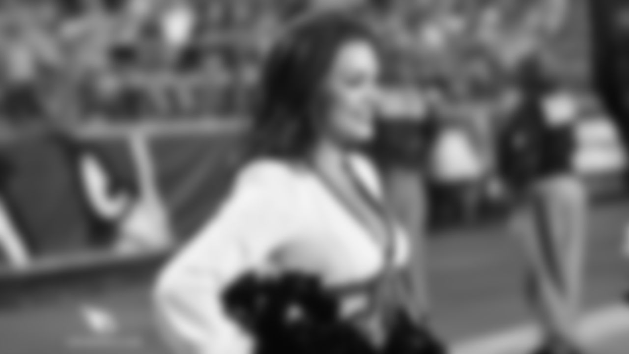 Images of Cardinals cheerleader Brittni during the 2018 season