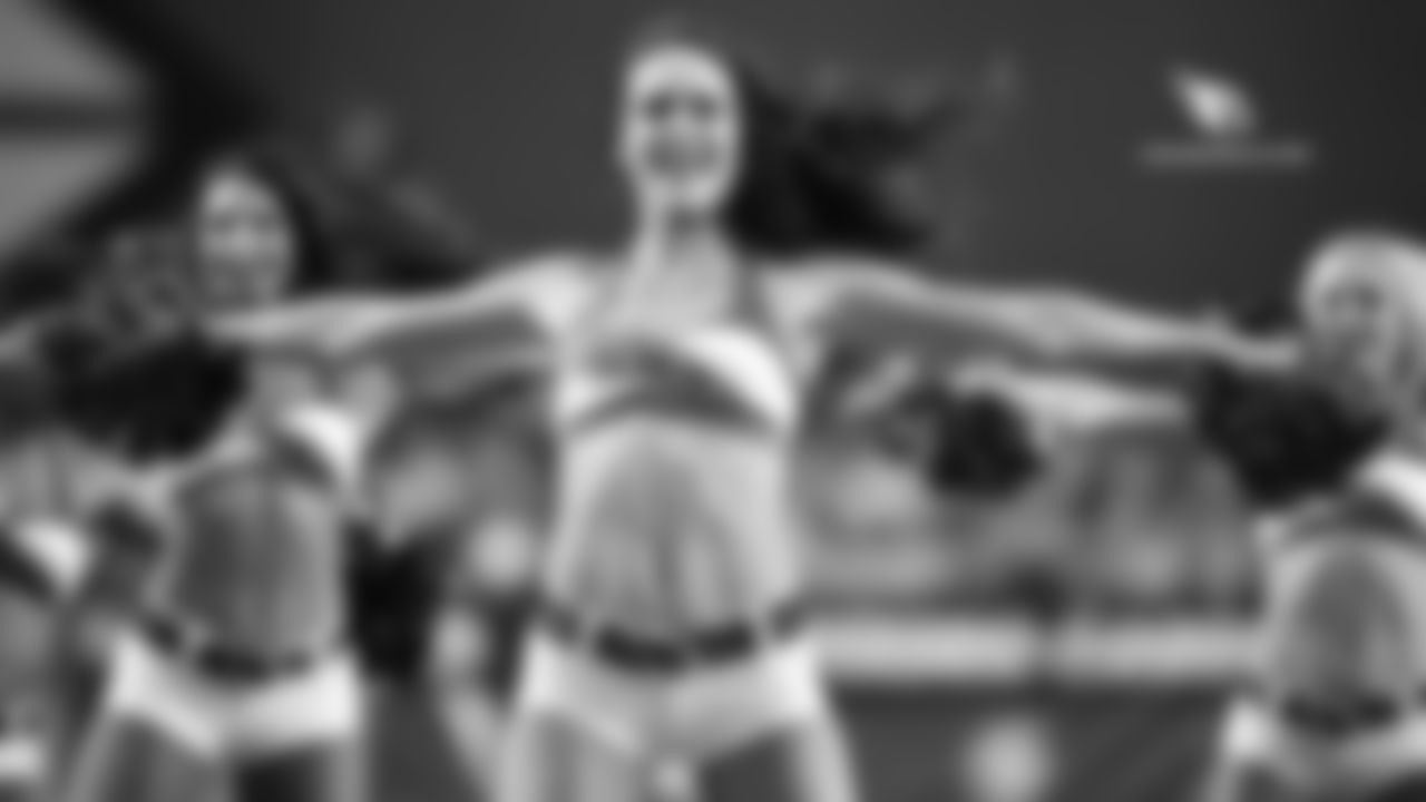 Images of Cardinals cheerleader Shae from the 2018 season