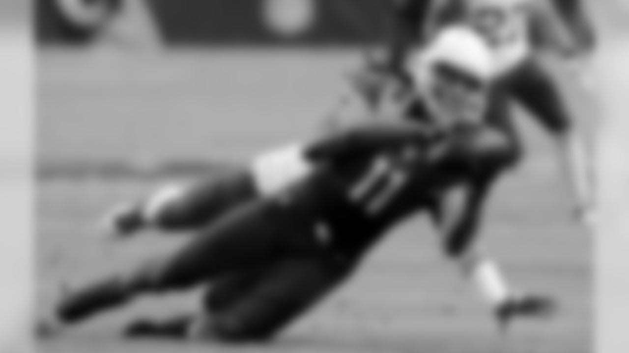 WR Larry Fitzgerald hauls in a pass