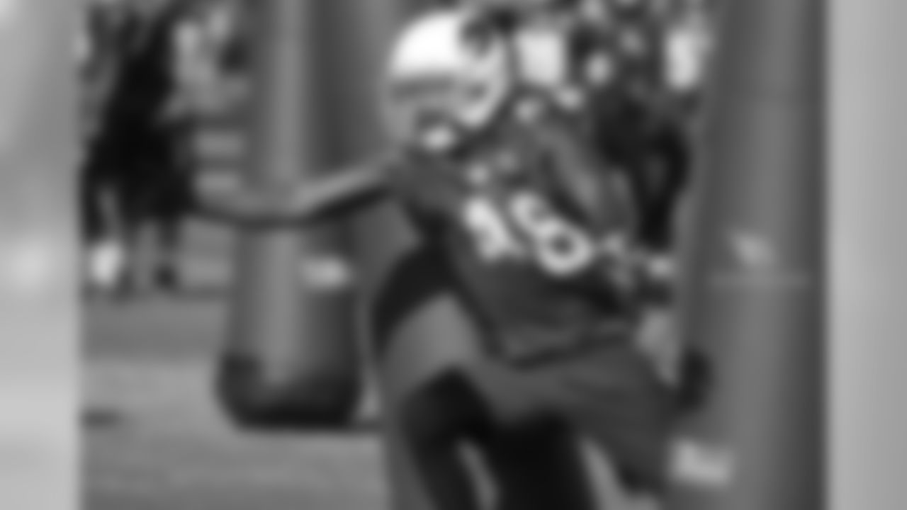 CB Gump Hayes on the final day of OTAs